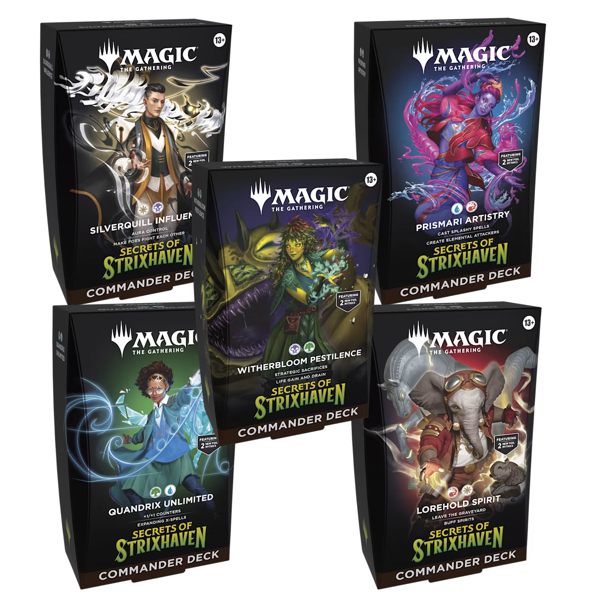 MTG Sealed Product - Secrets of Strixhaven Commander Deck Set -