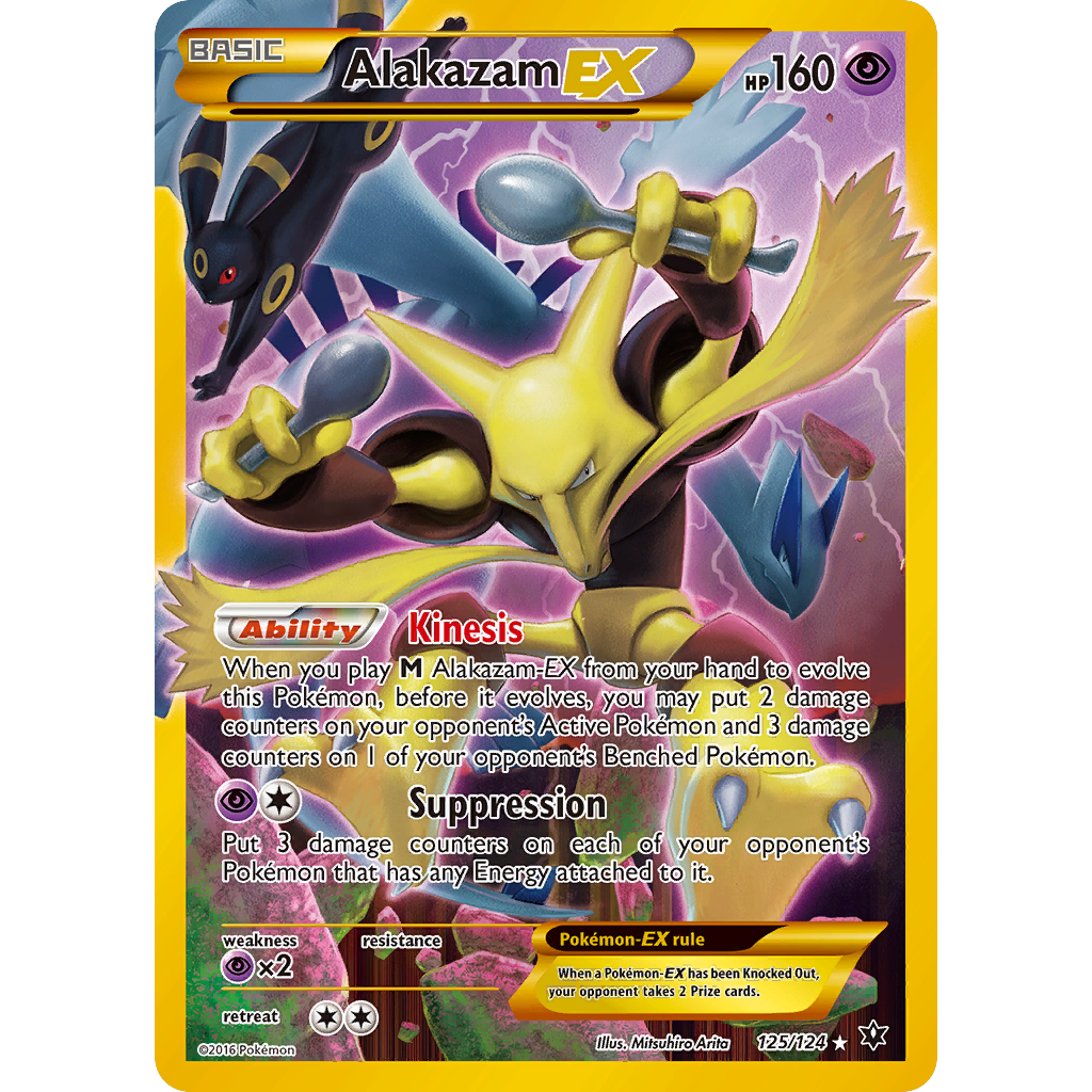 PTCG Singles - Alakazam ex (FCO 125) - Fates Collide -