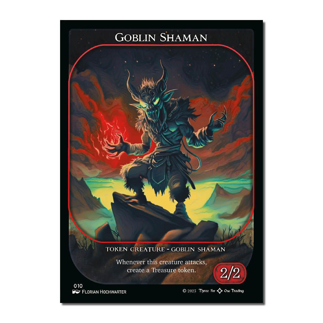 MTG Singles - 341 Token - Various Artworks - Goblin Shaman (Pack of 3 Token Cards)
