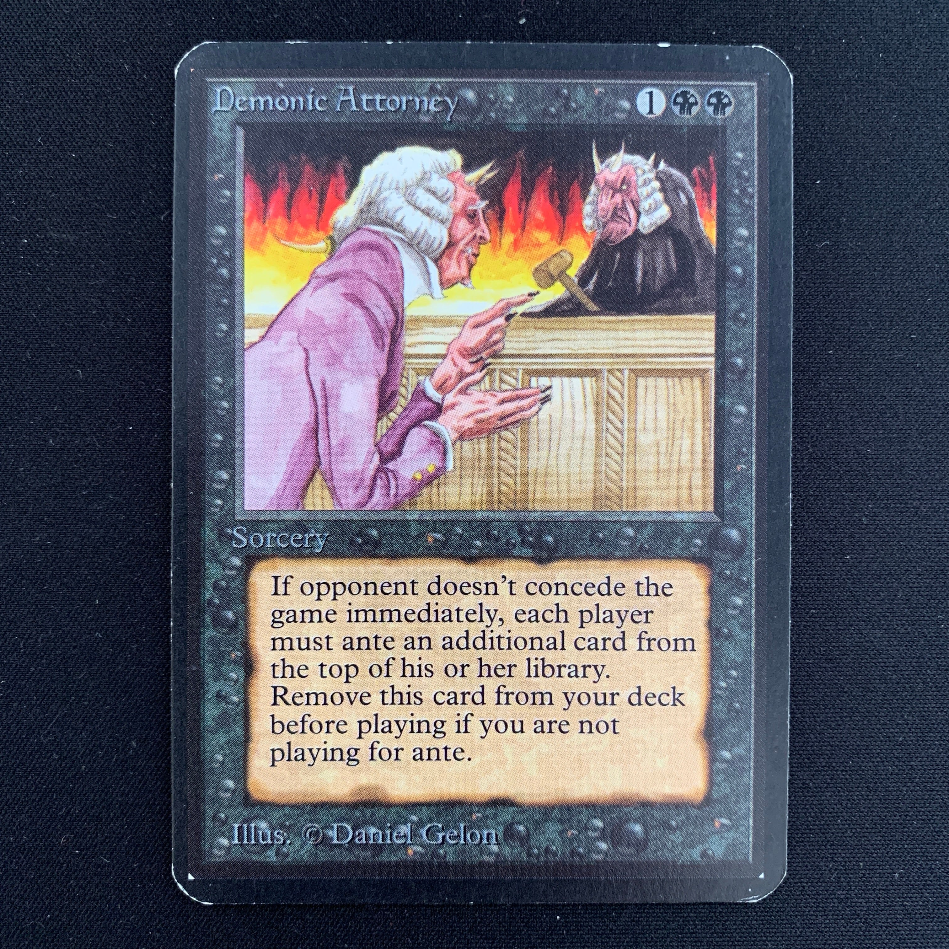 MTG Singles - Demonic Attorney - Alpha -