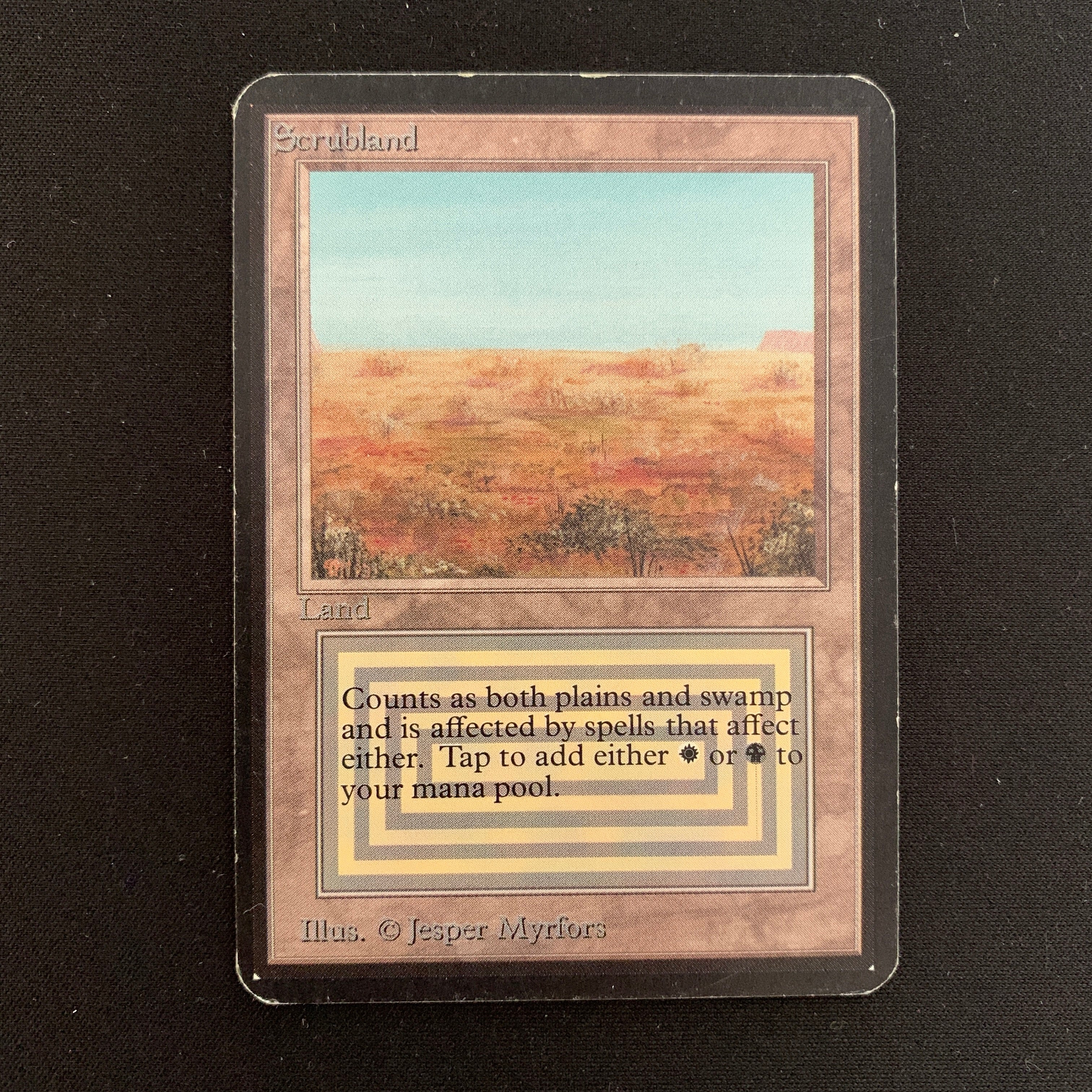 MTG Singles - Scrubland - Alpha -