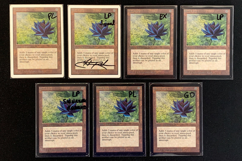 Super New Arrivals Drop: 7 Black Lotus and Alpha/Beta/Unlimited Power Nine