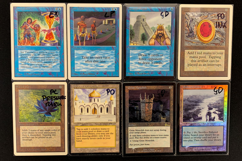 Huge Restock: Unlimited Black Lotus, Beta Ancestral Recall, RL Cards, Foils and Duals