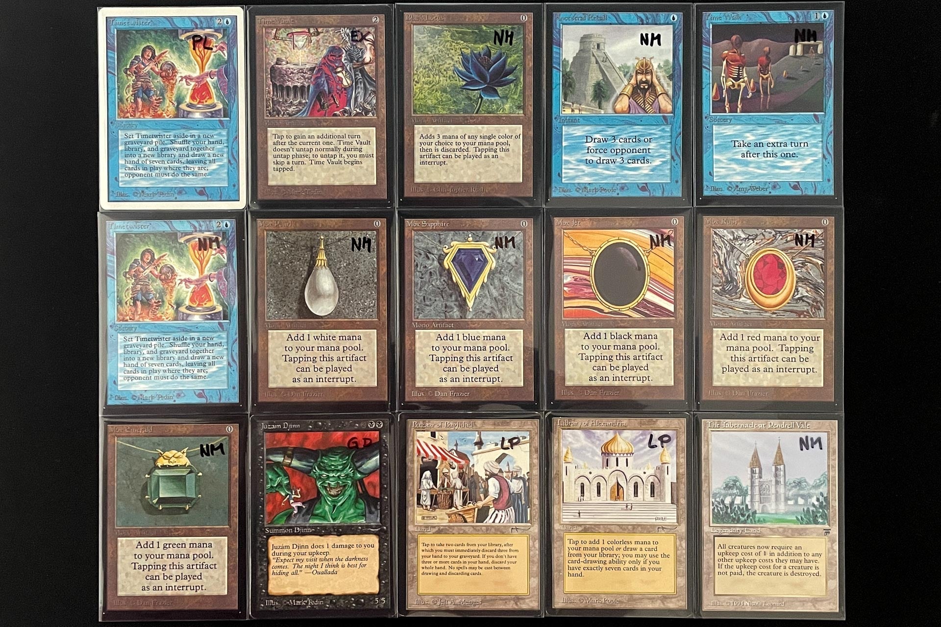 New Arrivals: UNL Timetwister, IE Black Lotus, Juzam Djinns and more!