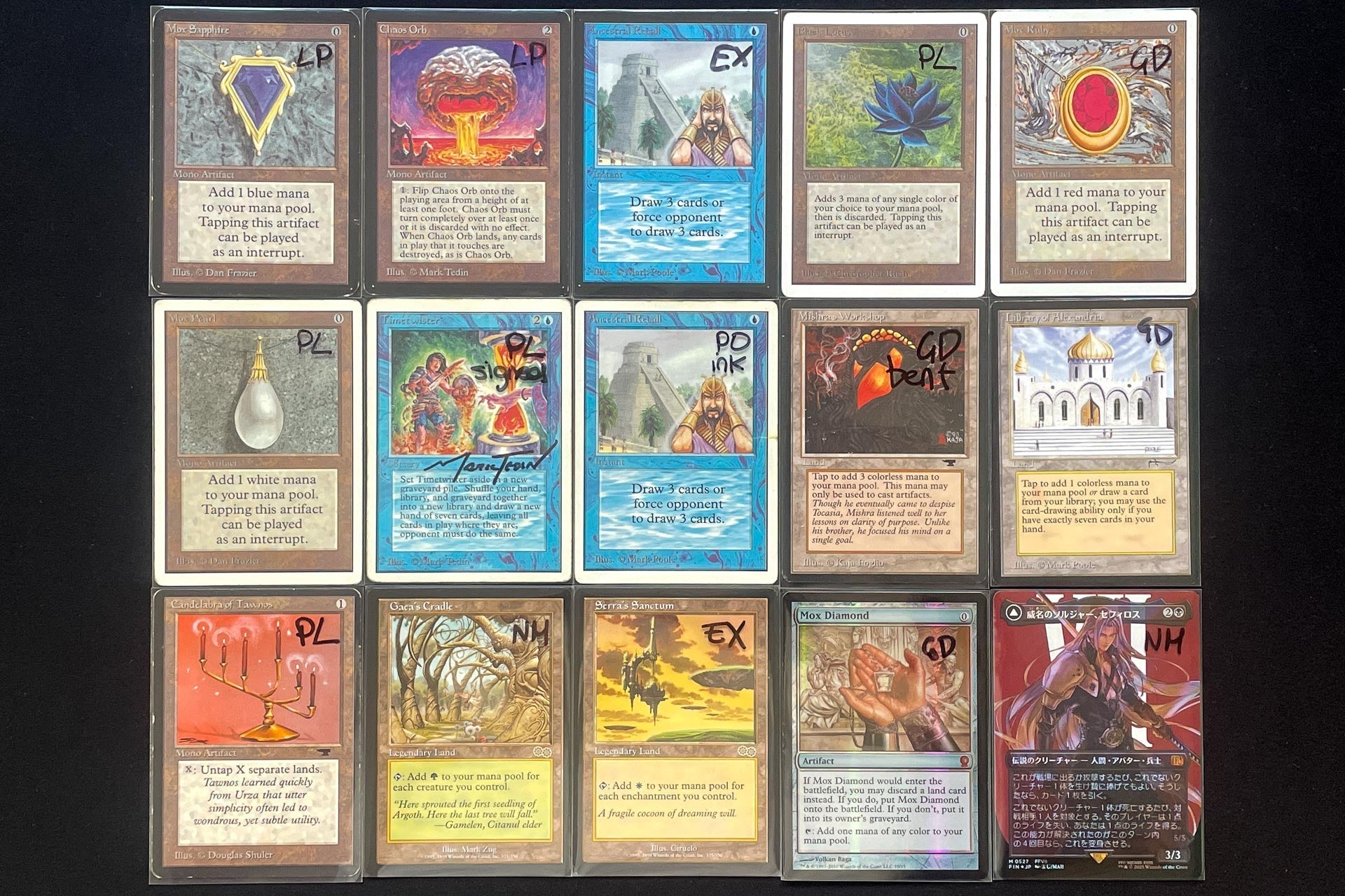 New Arrivals: Alpha Mox Sapphire, Beta Chaos Orb, Unlimited Lotus
