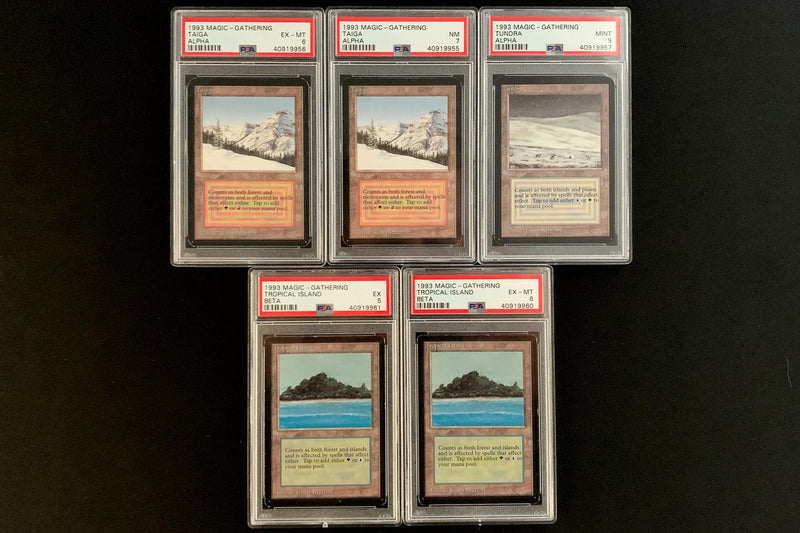 New Arrivals: Alpha and Beta Duals, PSA 10 Old Man, PSA 8 Sol Ring