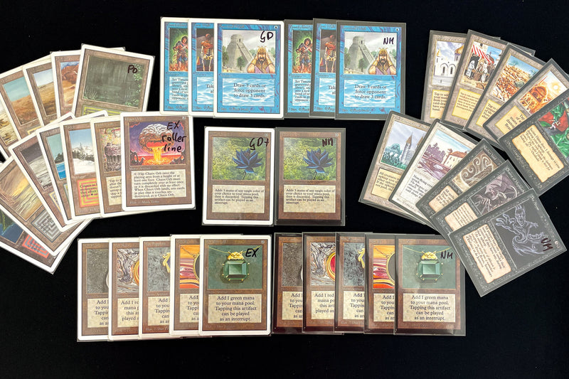 New Arrivals: Unlimited Black Lotus, Power Nine, Full Sets