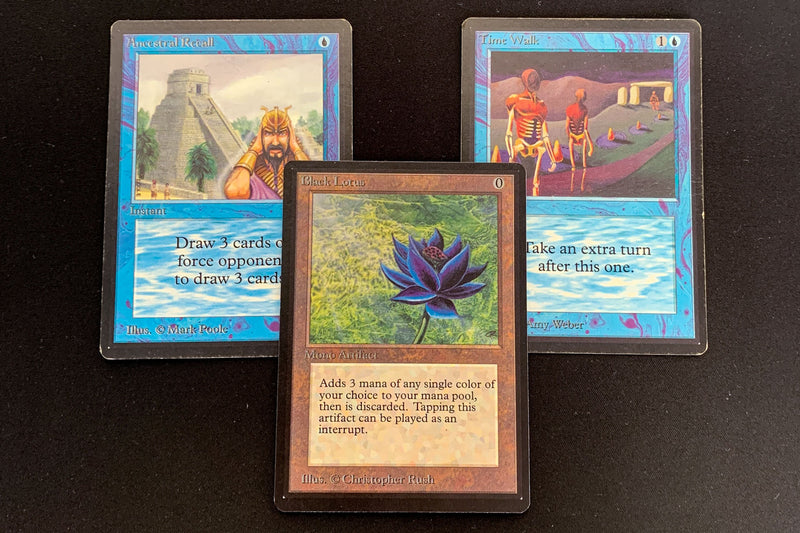 New Arrivals: Beta Black Lotus, Ancestral Recall, Time Walk