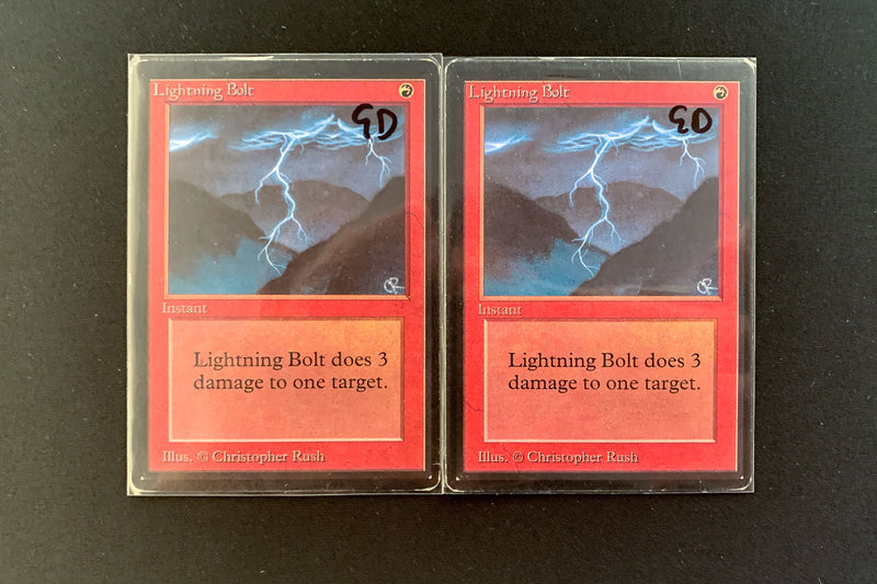 New Arrivals Drop: Beta Lightning Bolts, Foil Brainstorm, LOTR Sol Ring