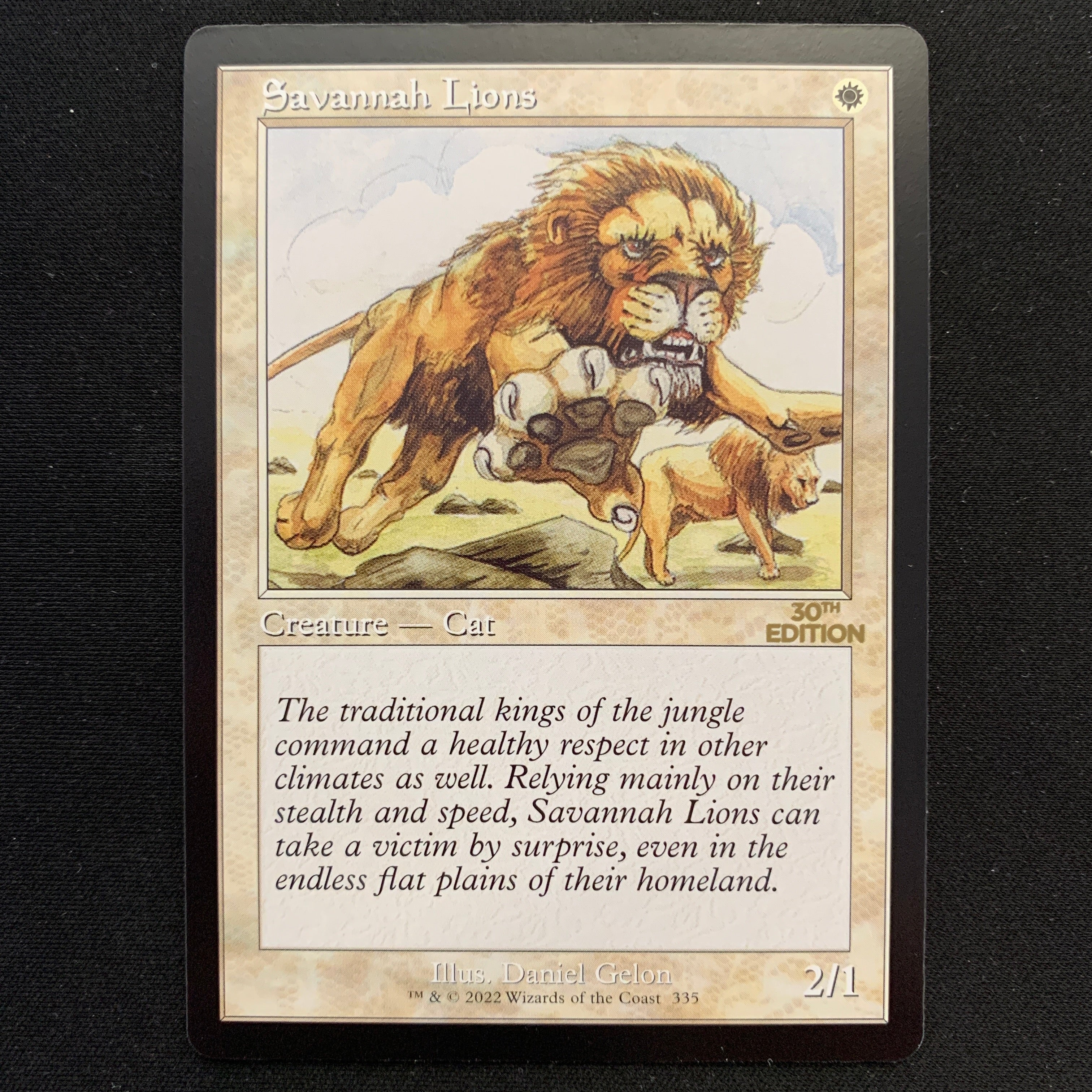 MTG Singles - Savannah Lions (Retro Frame) - 30th Anniversary Edition - NM - 19146