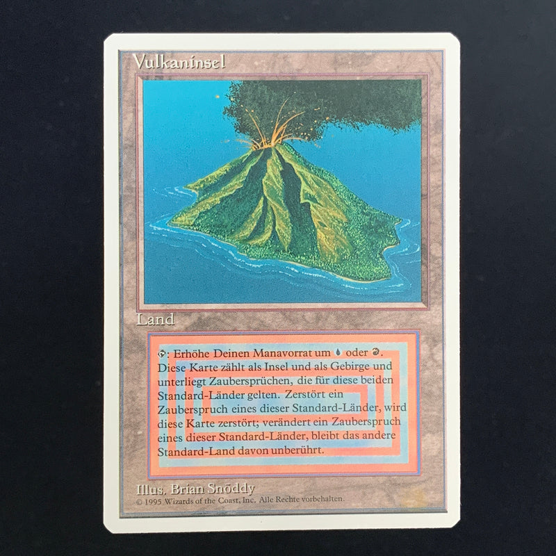 Volcanic Island - Foreign White Bordered - German