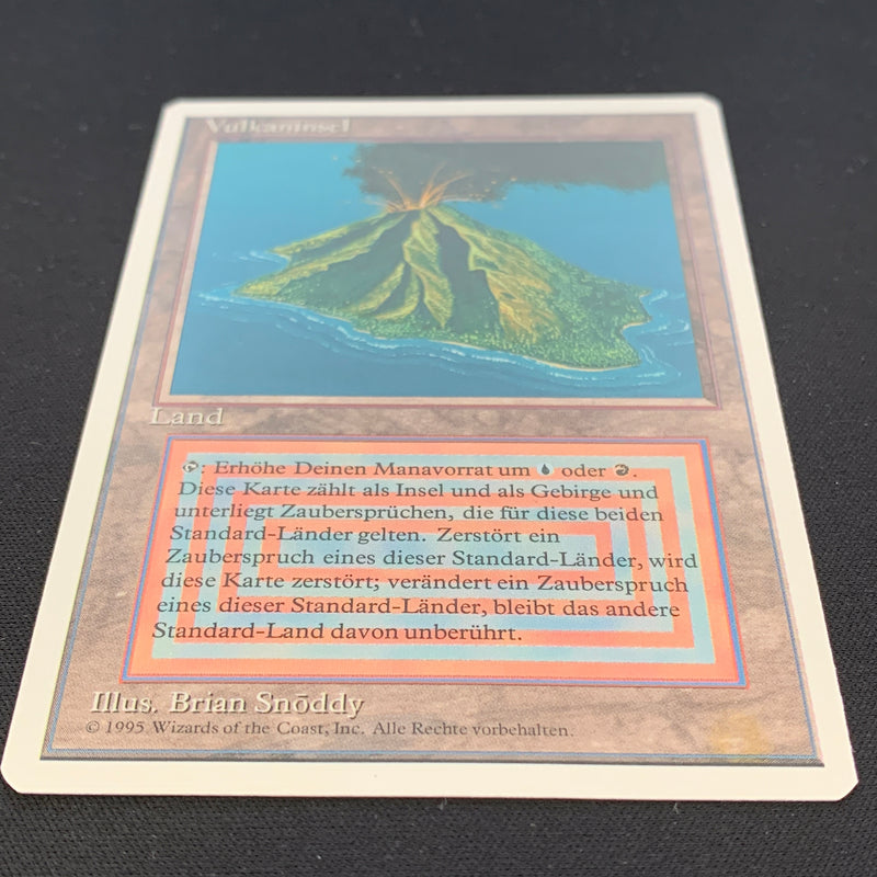 Volcanic Island - Foreign White Bordered - German