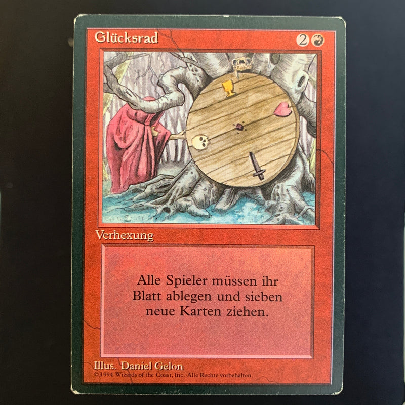 Wheel of Fortune - Foreign Black Bordered - German