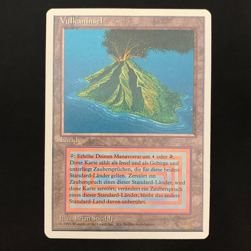 Volcanic Island - Foreign White Bordered - German