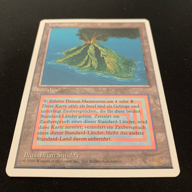 Volcanic Island - Foreign White Bordered - German