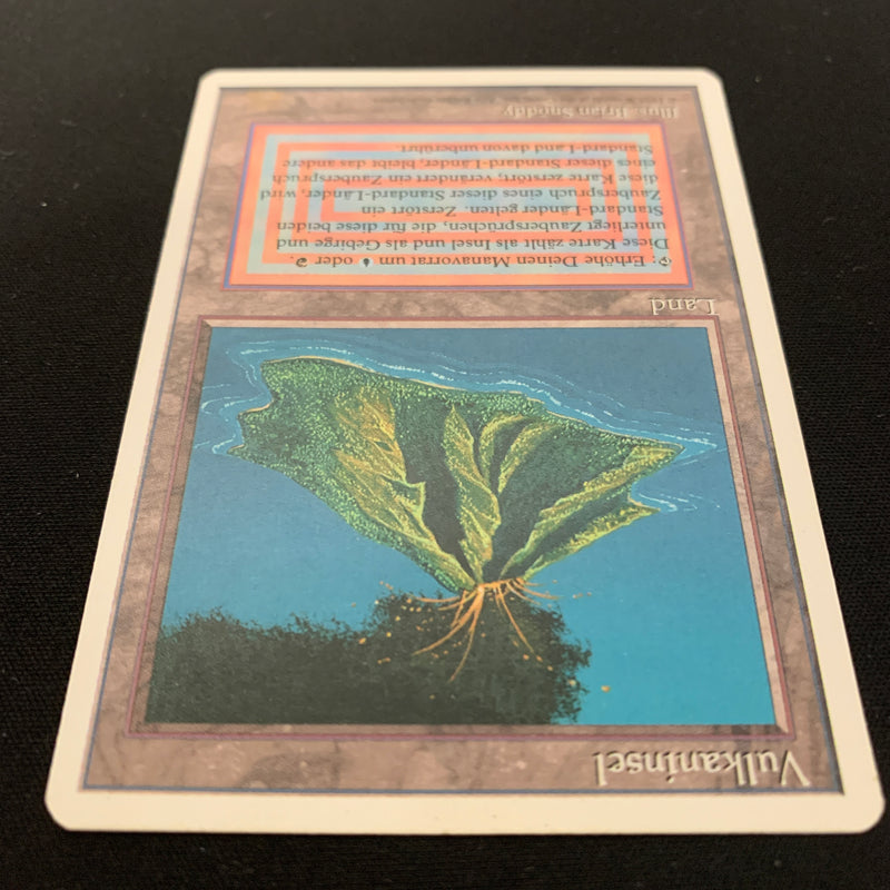 Volcanic Island - Foreign White Bordered - German