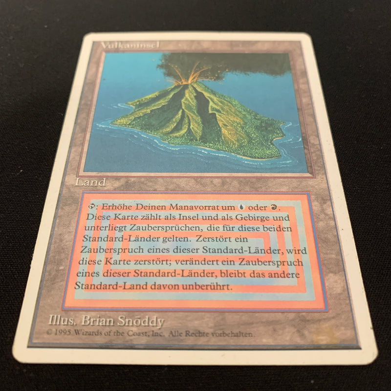 Volcanic Island - Foreign White Bordered - German