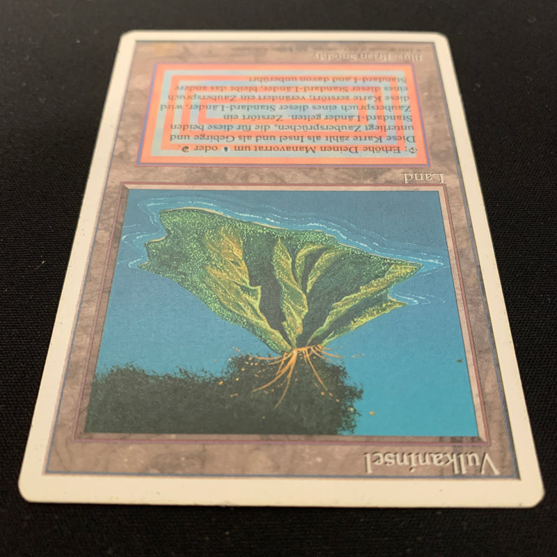 Volcanic Island - Foreign White Bordered - German