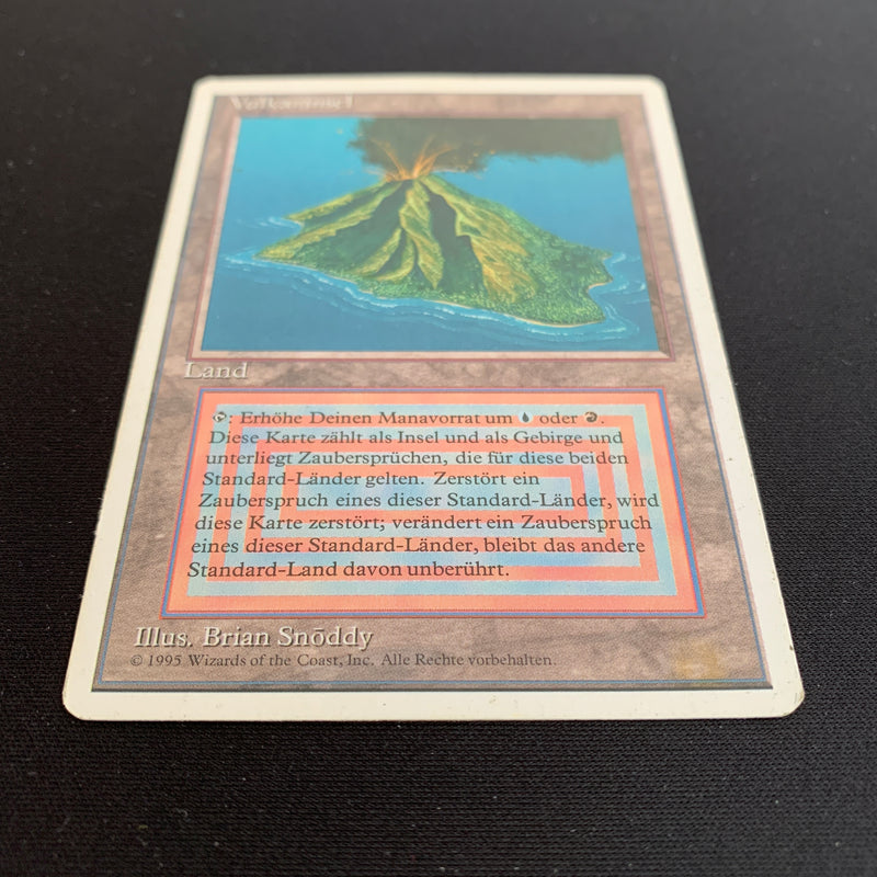 Volcanic Island - Foreign White Bordered - German