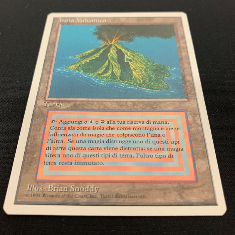 Volcanic Island - Foreign White Bordered - Italian