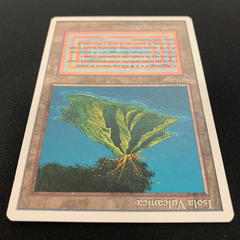 Volcanic Island - Foreign White Bordered - Italian