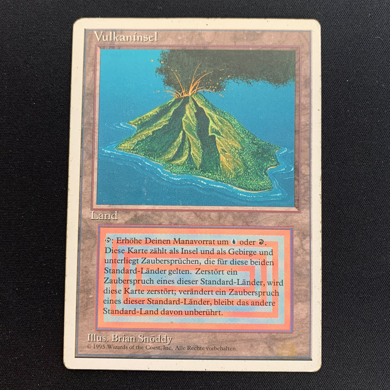 Volcanic Island - Foreign White Bordered - German