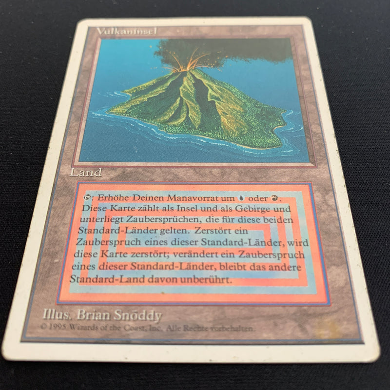 Volcanic Island - Foreign White Bordered - German