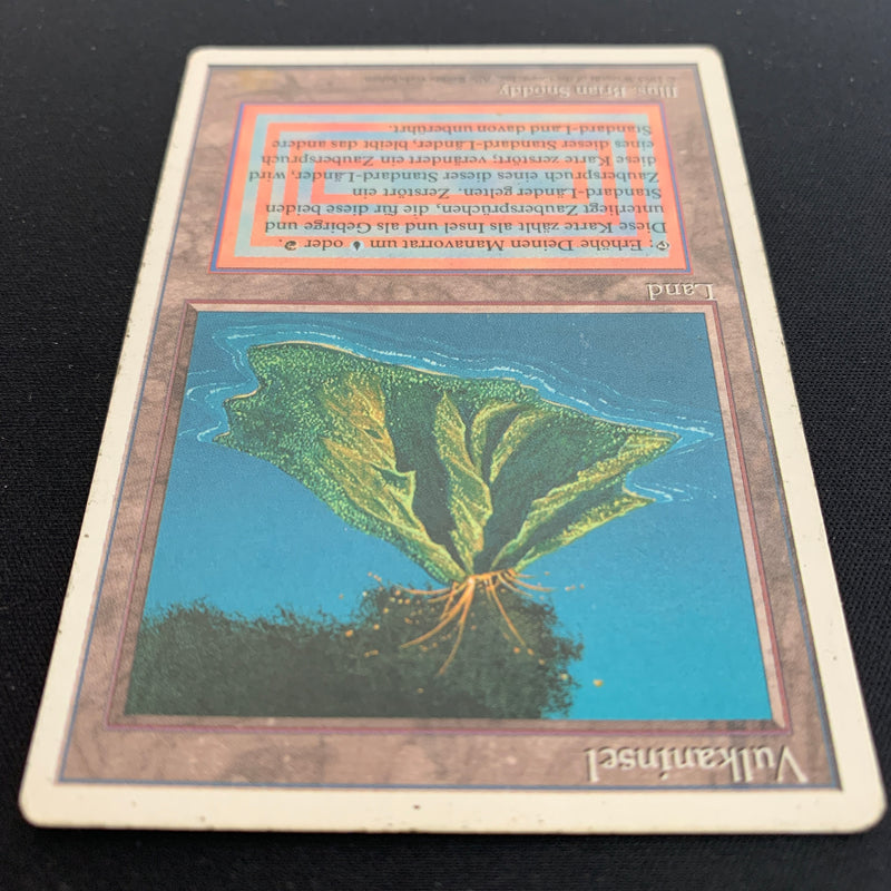 Volcanic Island - Foreign White Bordered - German