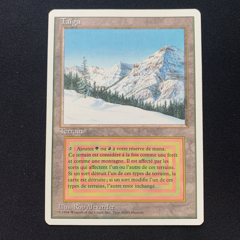 Taiga - Foreign White Bordered - French