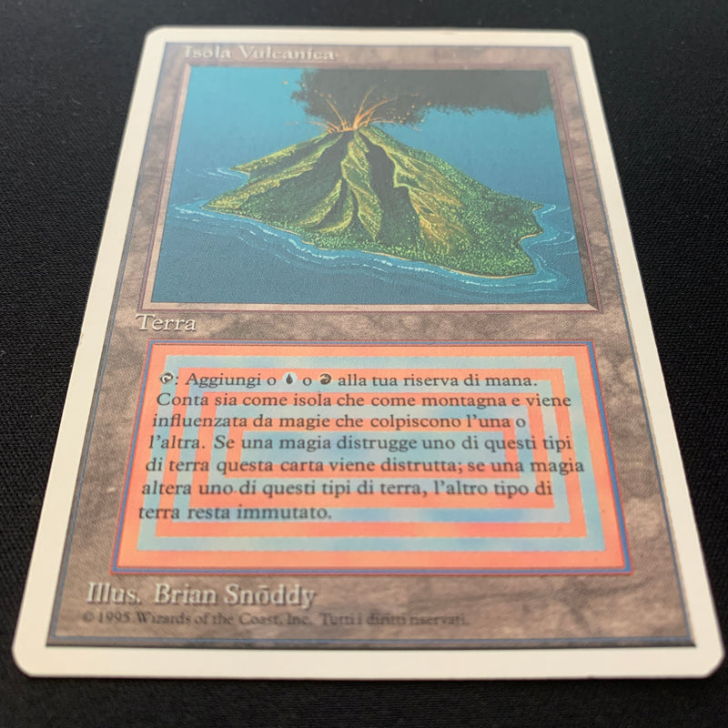 Volcanic Island - Foreign White Bordered - Italian