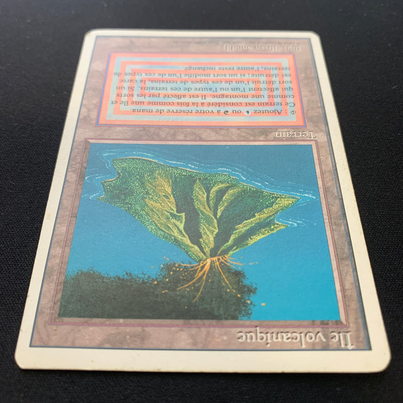 Volcanic Island - Foreign White Bordered - French