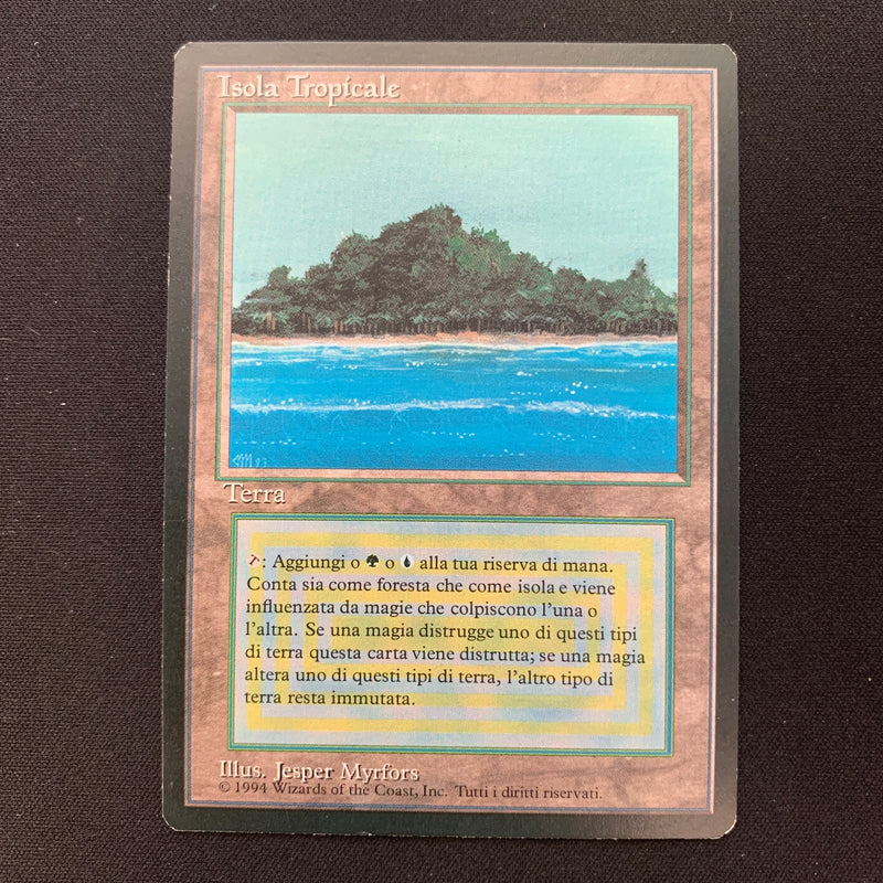 Tropical Island - Foreign Black Bordered - Italian