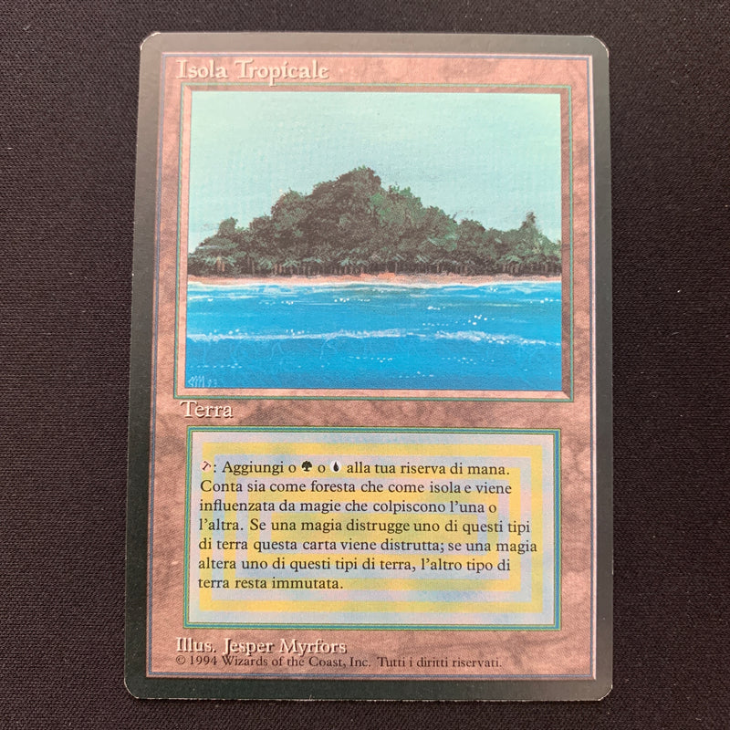 Tropical Island - Foreign Black Bordered - Italian