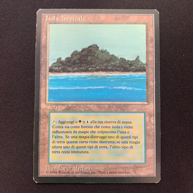 Tropical Island - Foreign Black Bordered - Italian