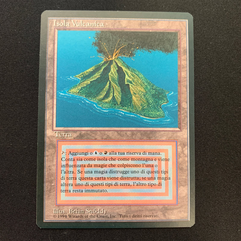 Volcanic Island - Foreign Black Bordered - Italian