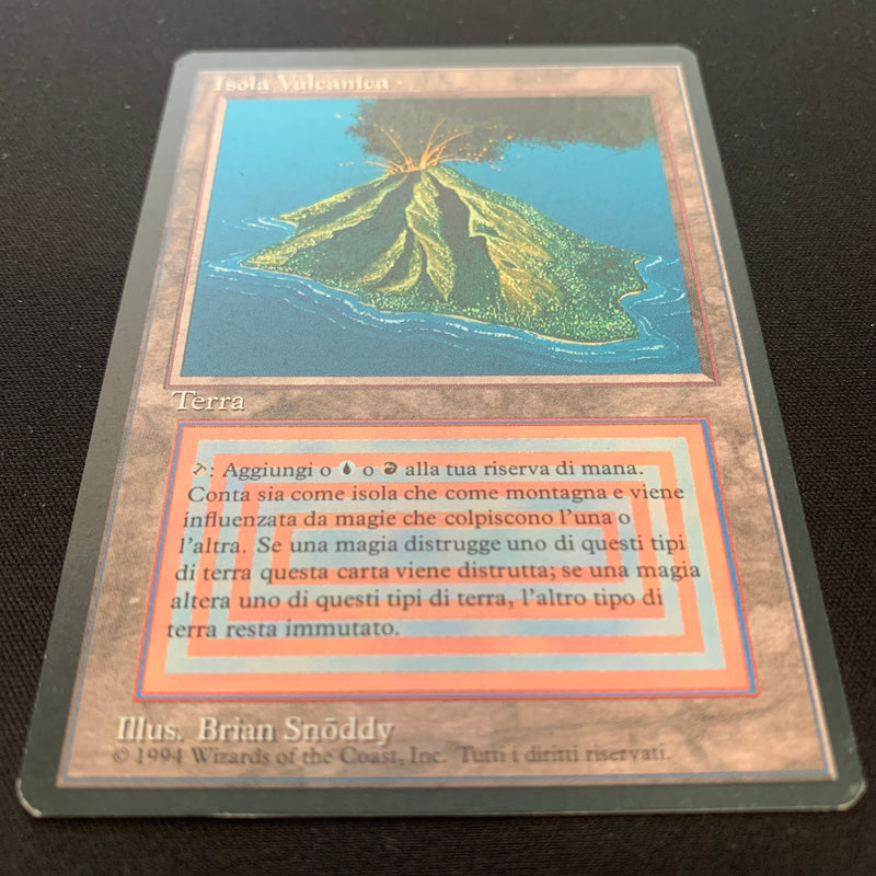 Volcanic Island - Foreign Black Bordered - Italian