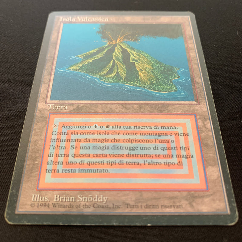 Volcanic Island - Foreign Black Bordered - Italian