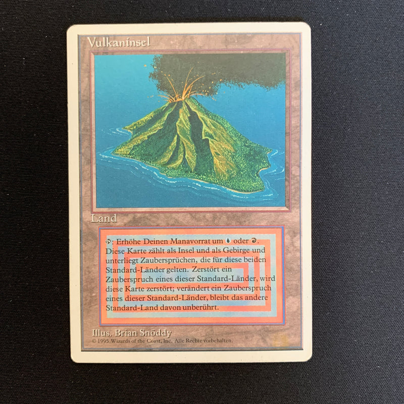 Volcanic Island - Foreign White Bordered - German