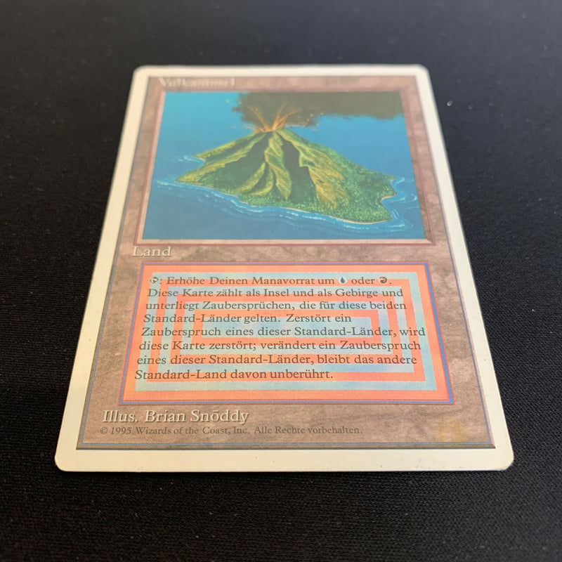 Volcanic Island - Foreign White Bordered - German