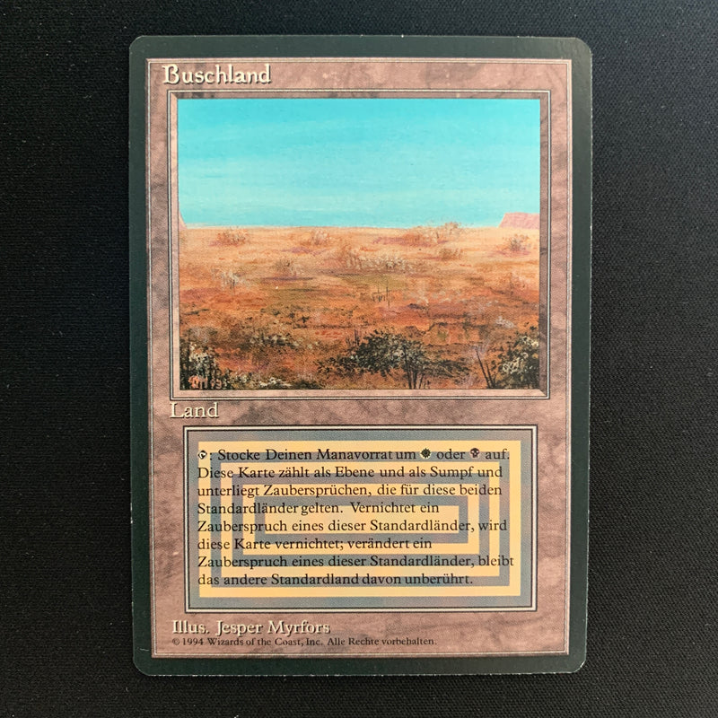 Scrubland - Foreign Black Bordered - German