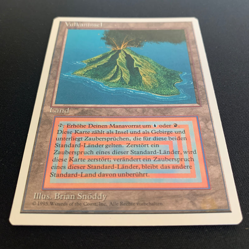 Volcanic Island - Foreign White Bordered - German