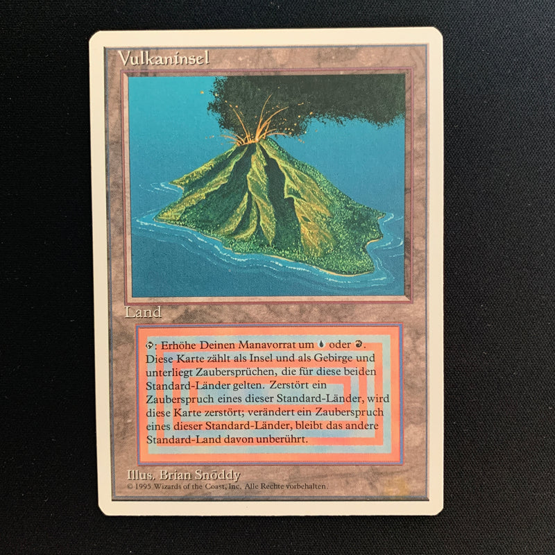 Volcanic Island - Foreign White Bordered - German