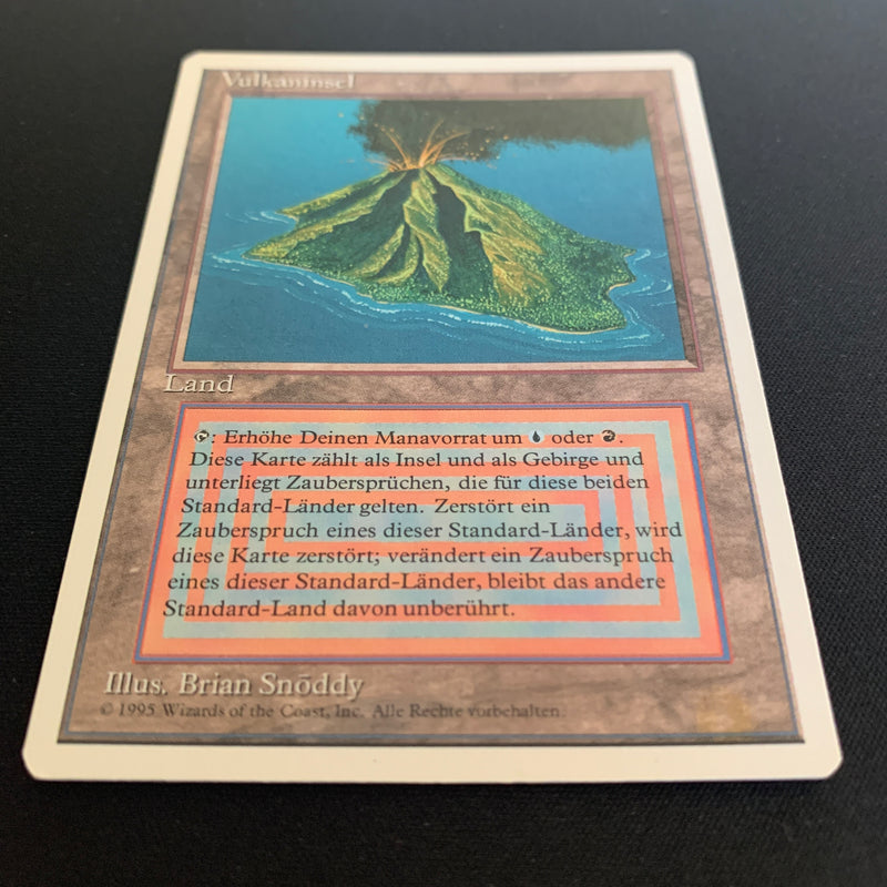 Volcanic Island - Foreign White Bordered - German