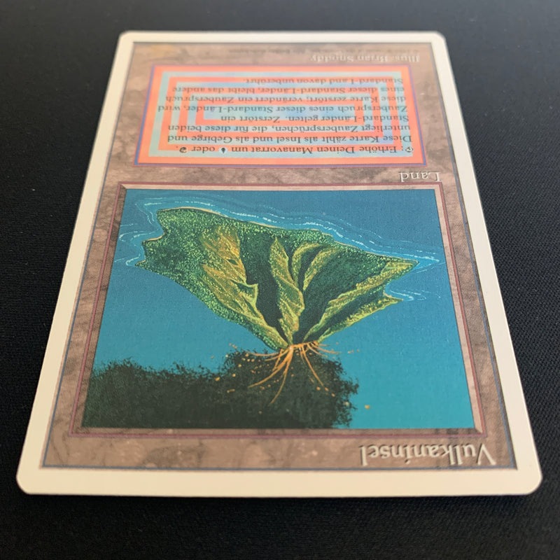 Volcanic Island - Foreign White Bordered - German