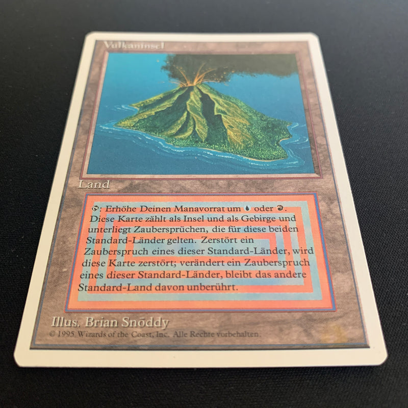 Volcanic Island - Foreign White Bordered - German