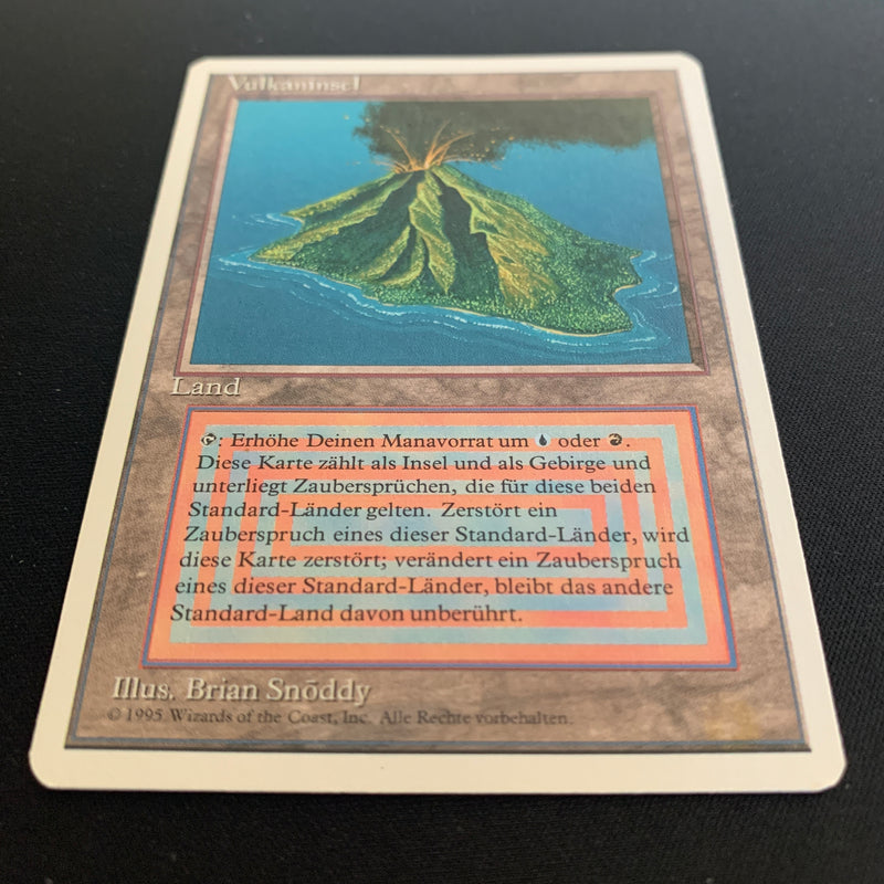 Volcanic Island - Foreign White Bordered - German