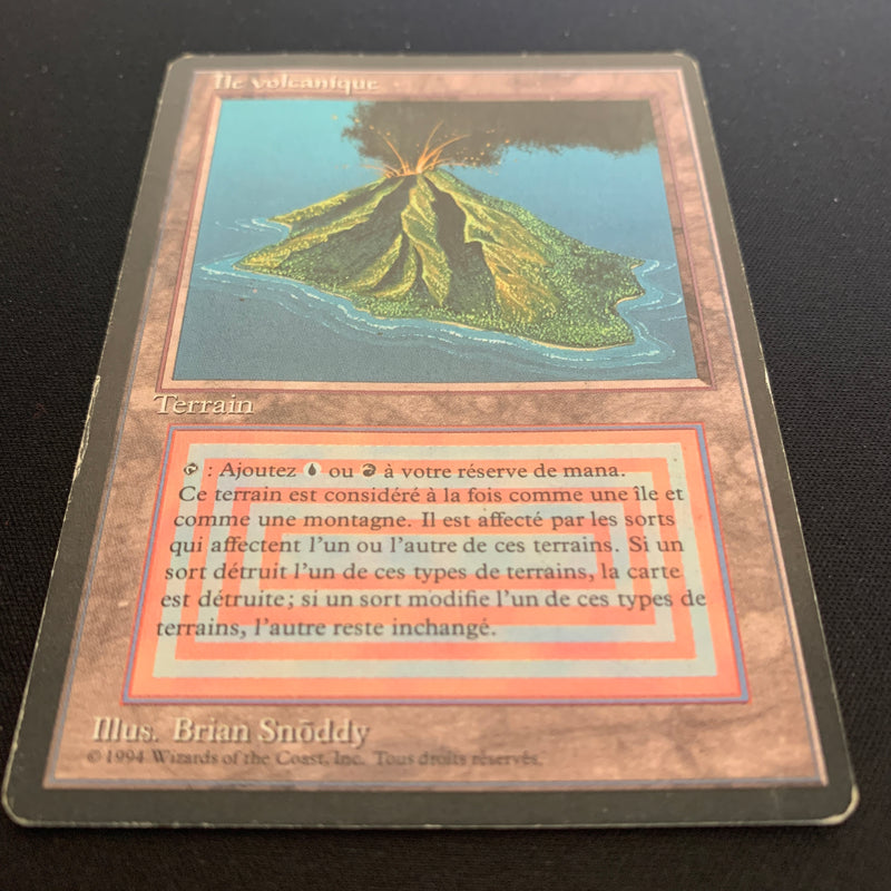 Volcanic Island - Foreign Black Bordered - French