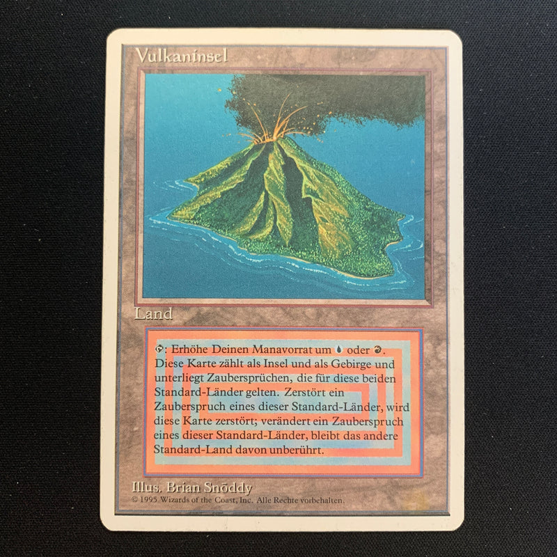 Volcanic Island - Foreign White Bordered - German