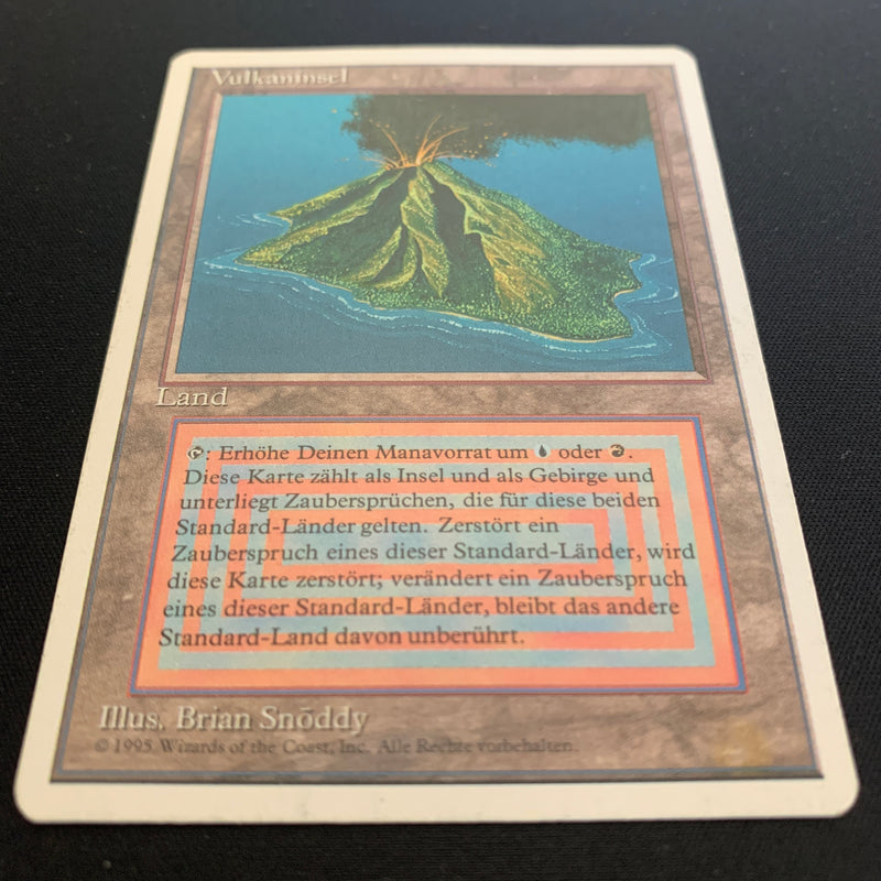 Volcanic Island - Foreign White Bordered - German