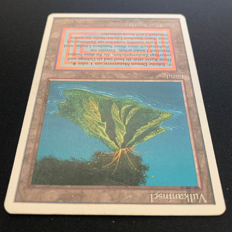 Volcanic Island - Foreign White Bordered - German